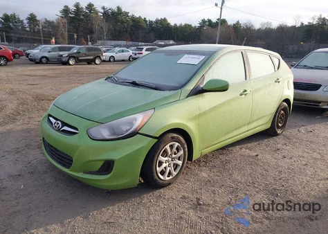 2012 Hyundai Accent Gs from USA, damaged, VIN KMHCT5AE7CU052794
